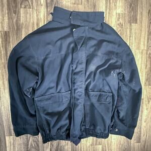 Bulwark Flame Resistant Protective Jacket Nomex IIIA Workwear Heavy Duty Blue